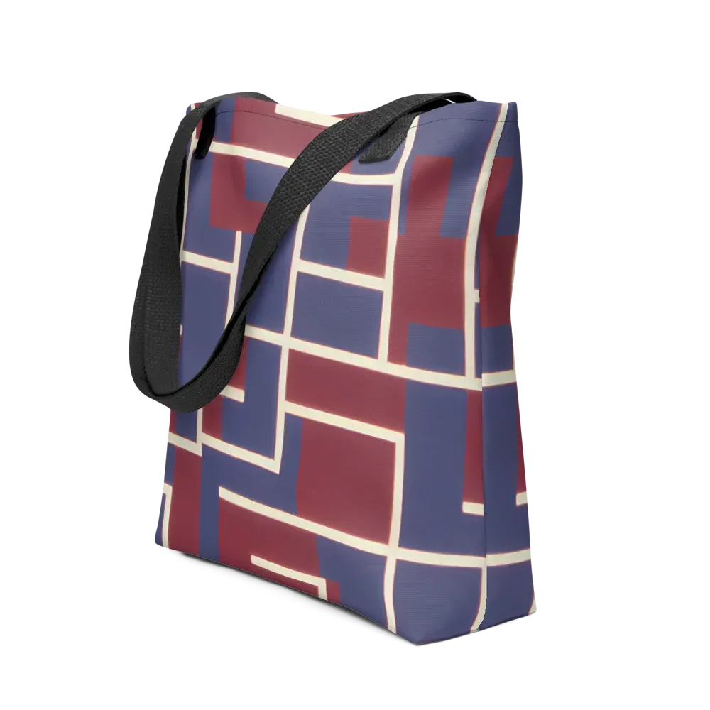 Luminous Maze on Tote Bag — Front