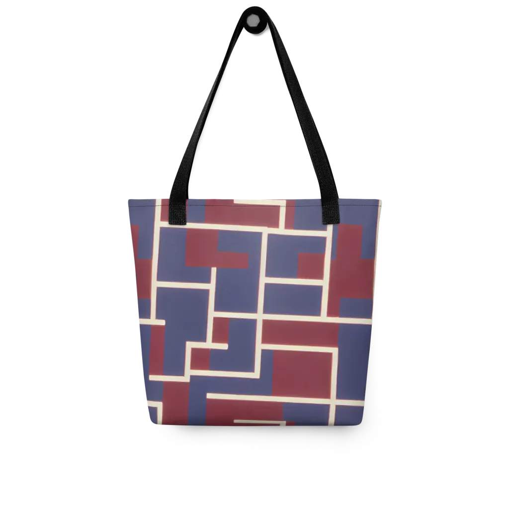 Luminous Maze on Tote Bag — Front