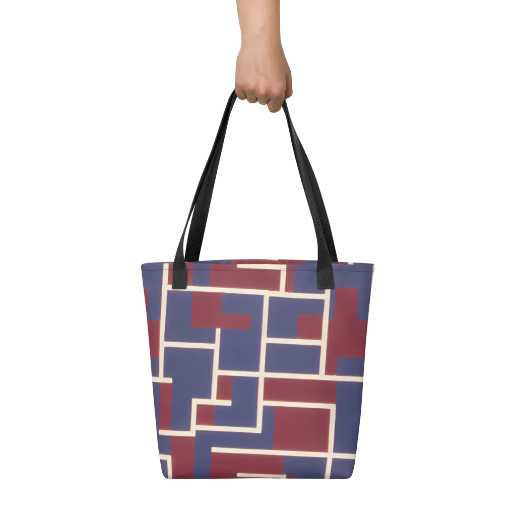 Luminous Maze on Tote Bag — Front