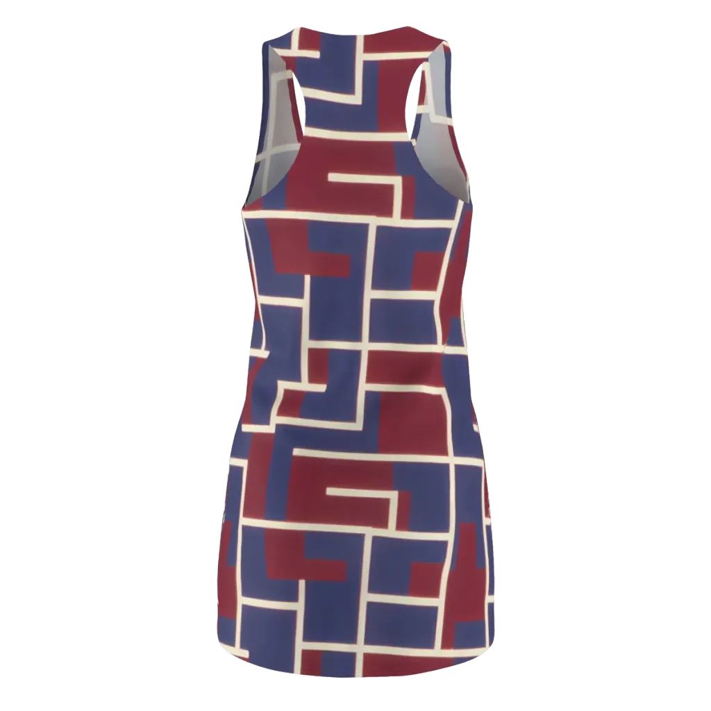 Luminous Maze on Racerback Dress — Back