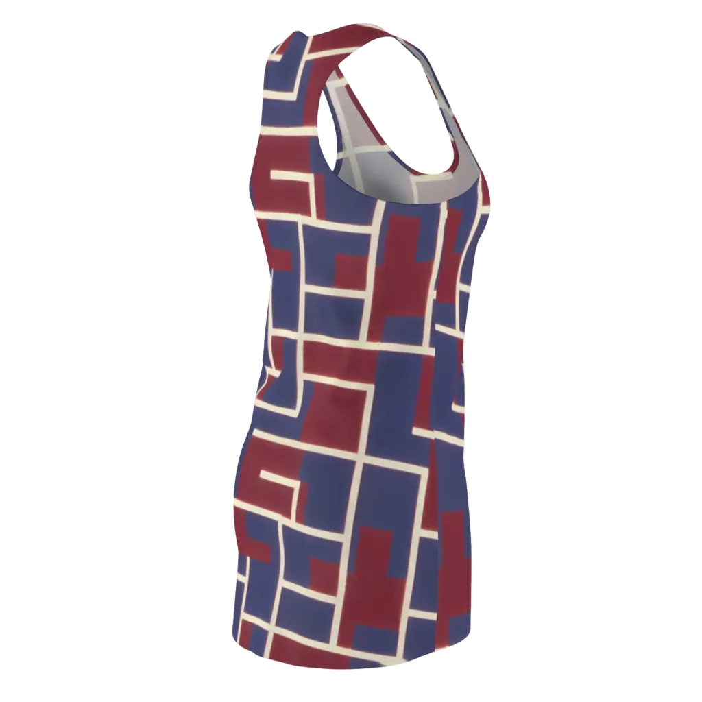 Luminous Maze on Racerback Dress — Back Side