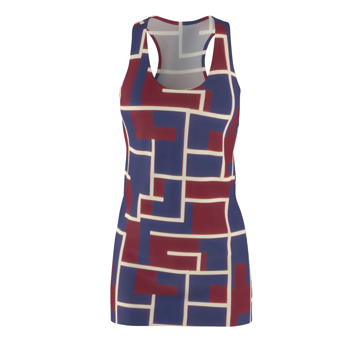 Luminous Maze on Racerback Dress — Front