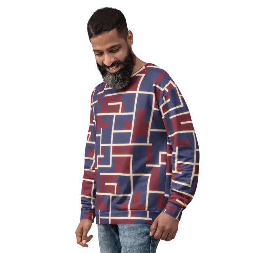Luminous Maze on a Sweatshirt