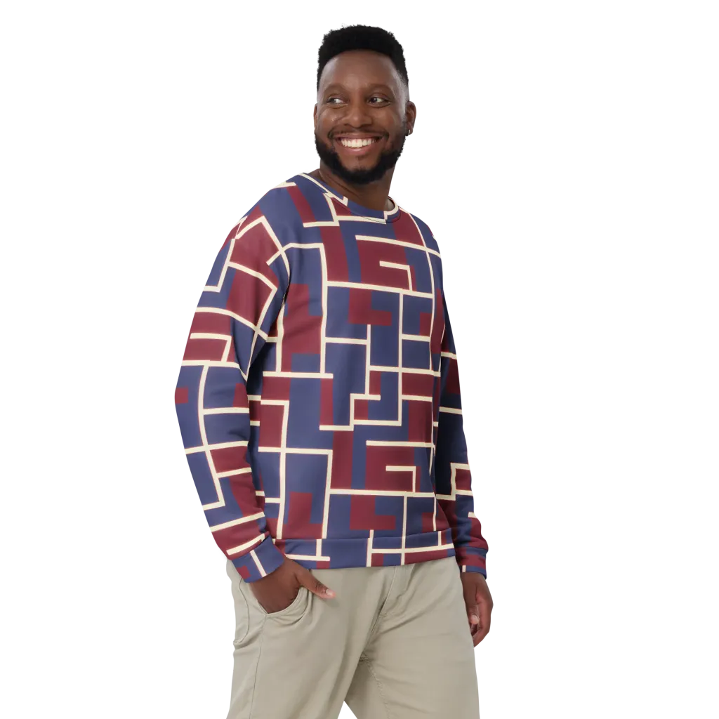 Luminous Maze on Sweatshirt — Front