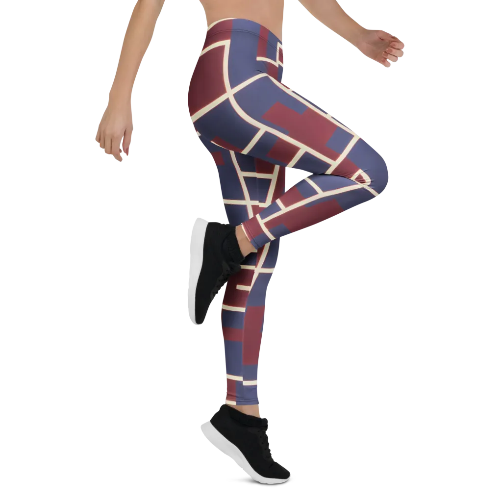 Luminous Maze on Leggings — Right