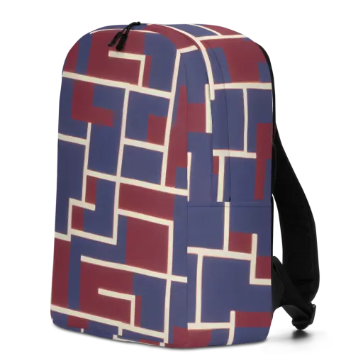 Luminous Maze on a Minimalist Backpack