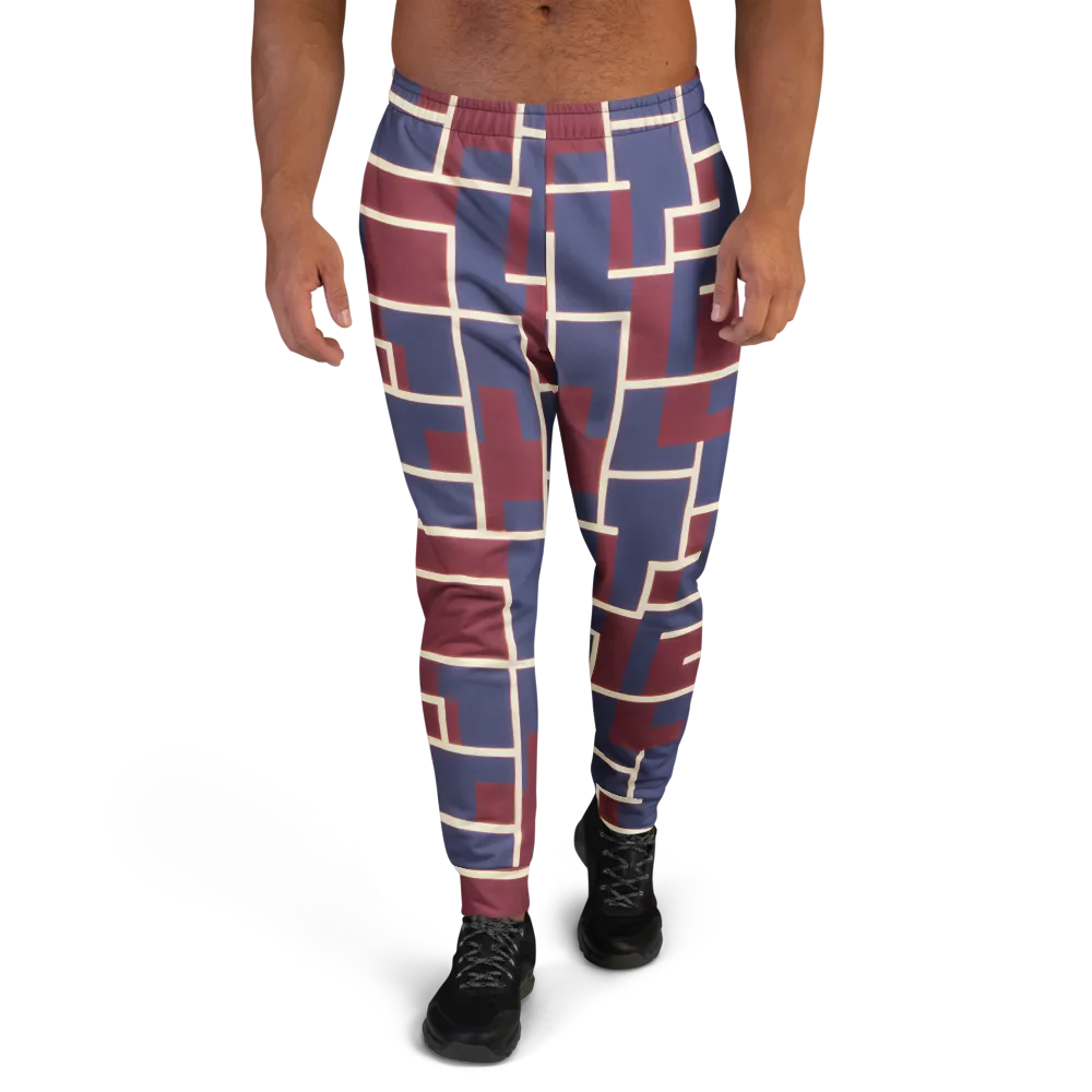 Luminous Maze on Men's Joggers — Front