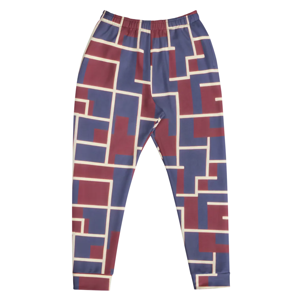 Luminous Maze on Men's Joggers — Front