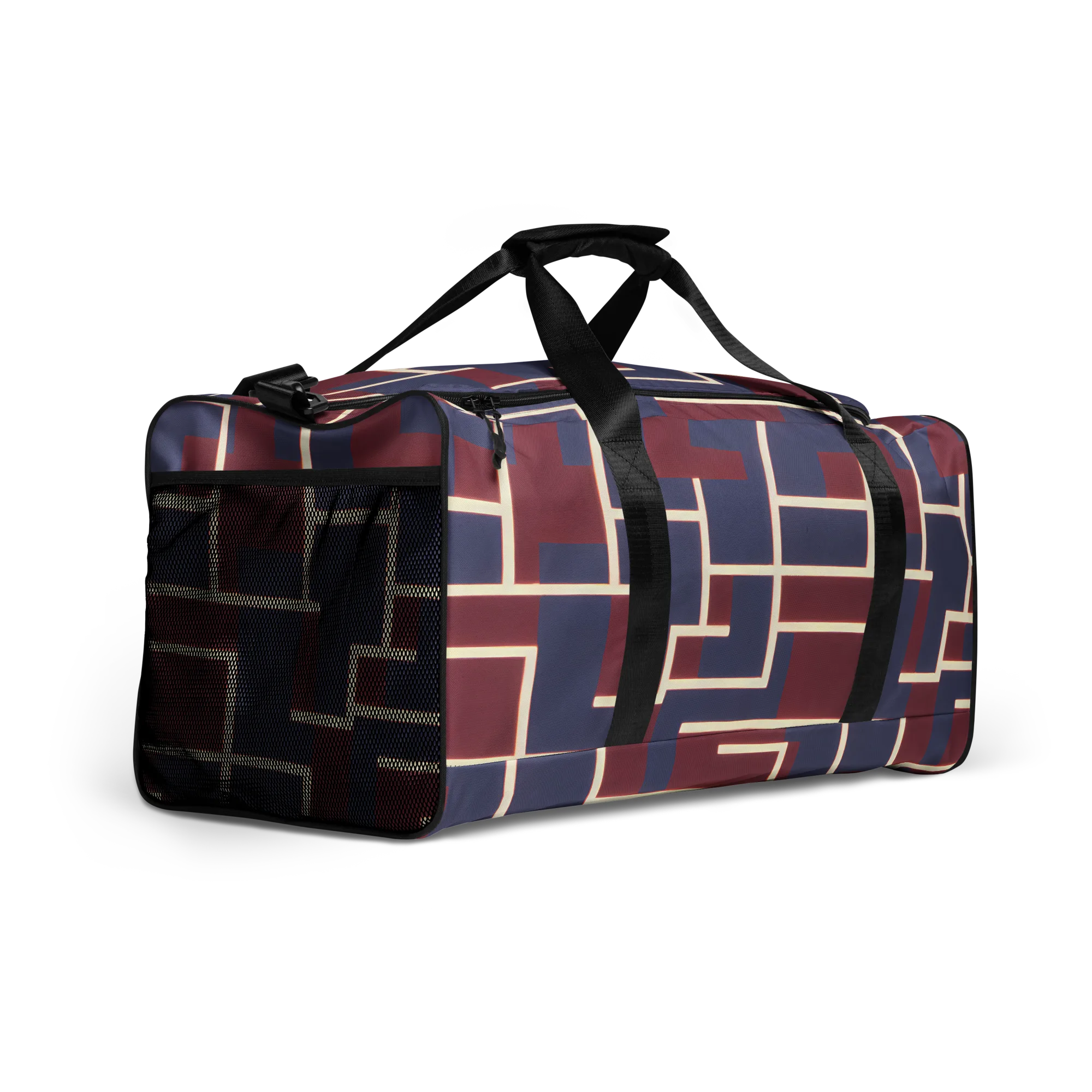 Luminous Maze on Duffle Bag — Right Front