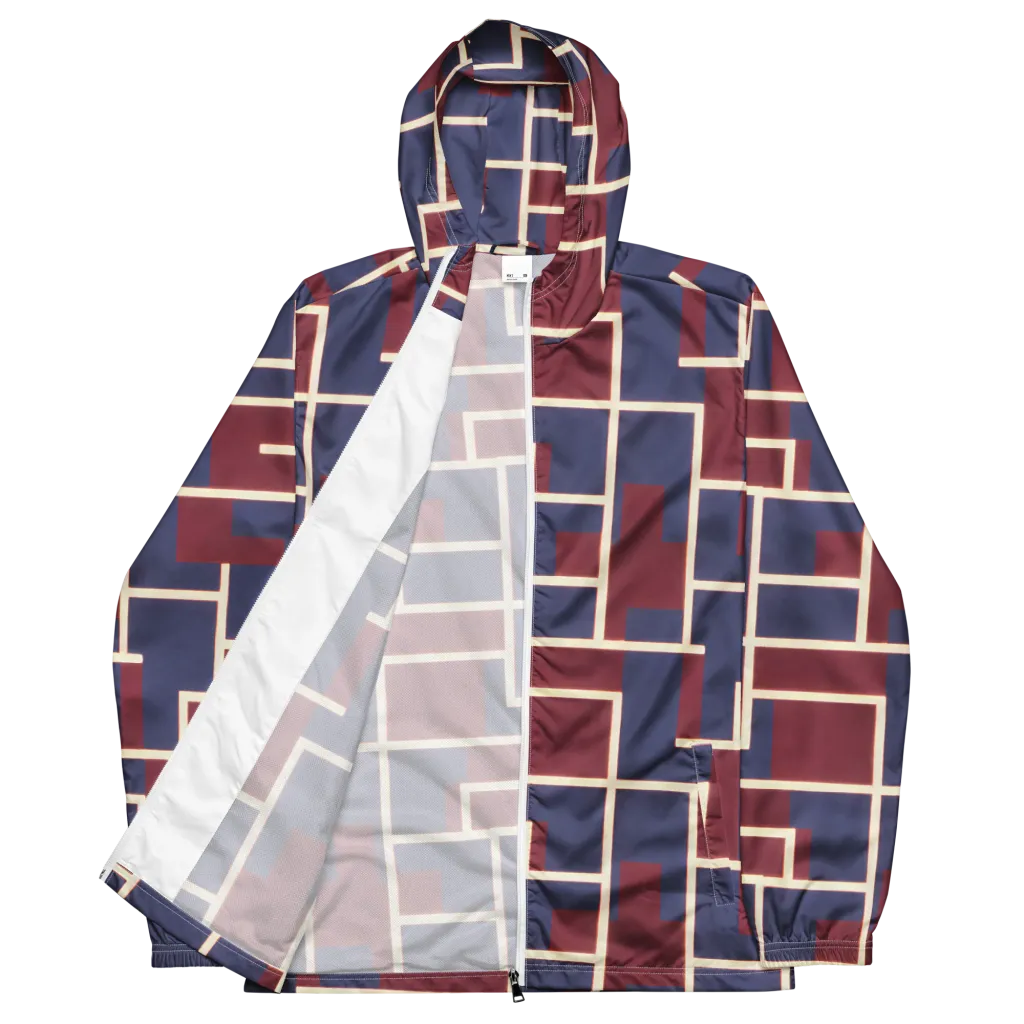 Luminous Maze on Men's Windbreaker — Front