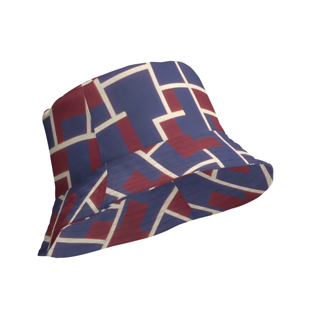 Luminous Maze on Reversible Bucket Hat — Product details Outside