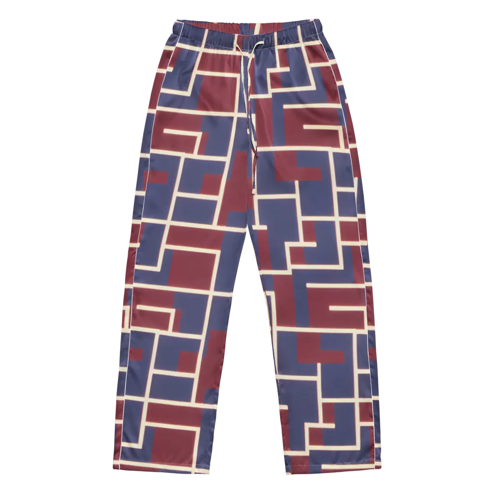 Luminous Maze on Women's Pajama Pants — Front