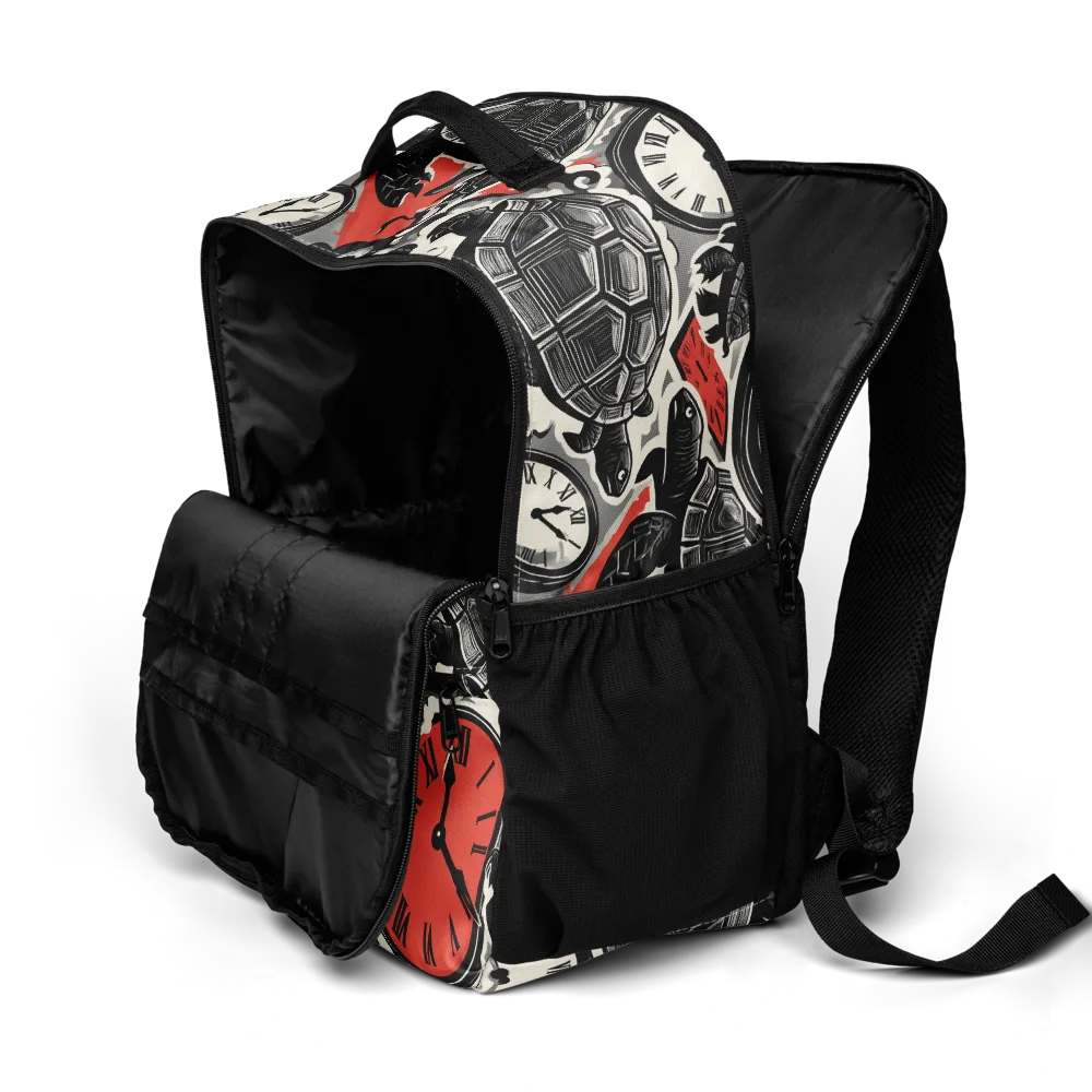 Red Hour Almanac on Utility Backpack — Product details 2