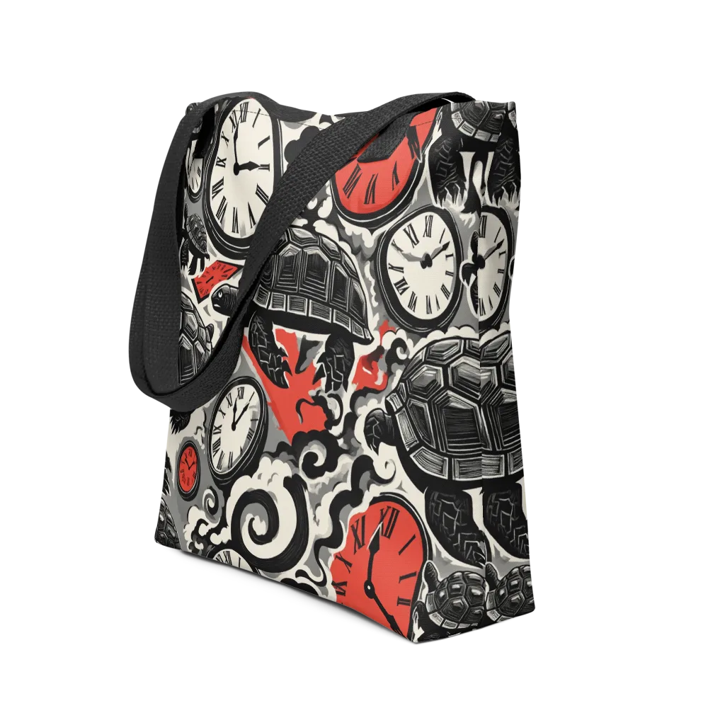 Red Hour Almanac on Tote Bag — Front
