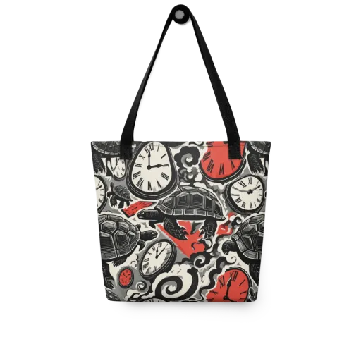 Red Hour Almanac on a Tote Bag