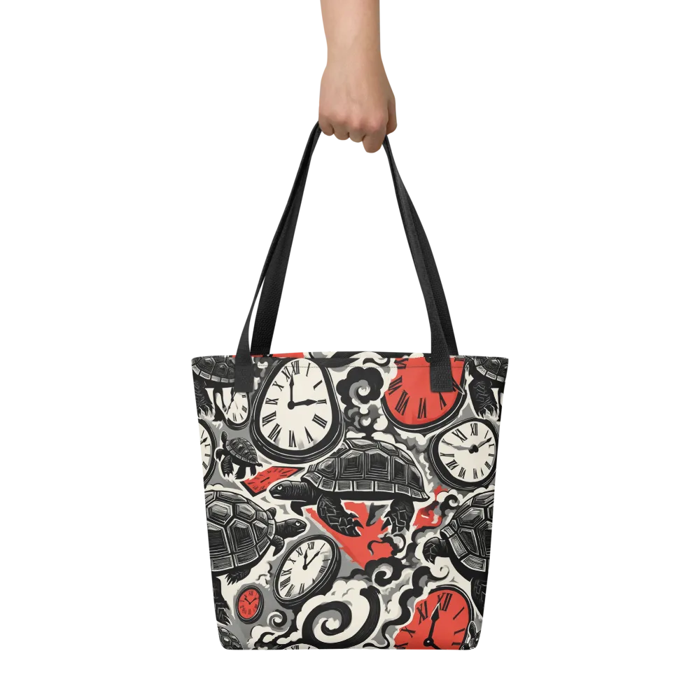 Red Hour Almanac on Tote Bag — Front