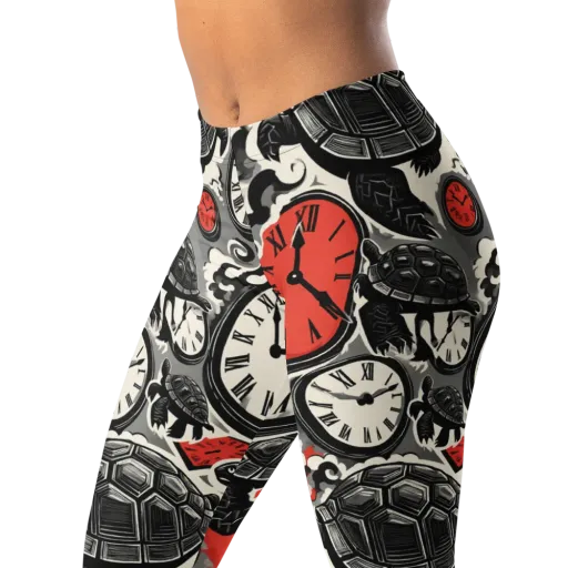 Red Hour Almanac on a Leggings