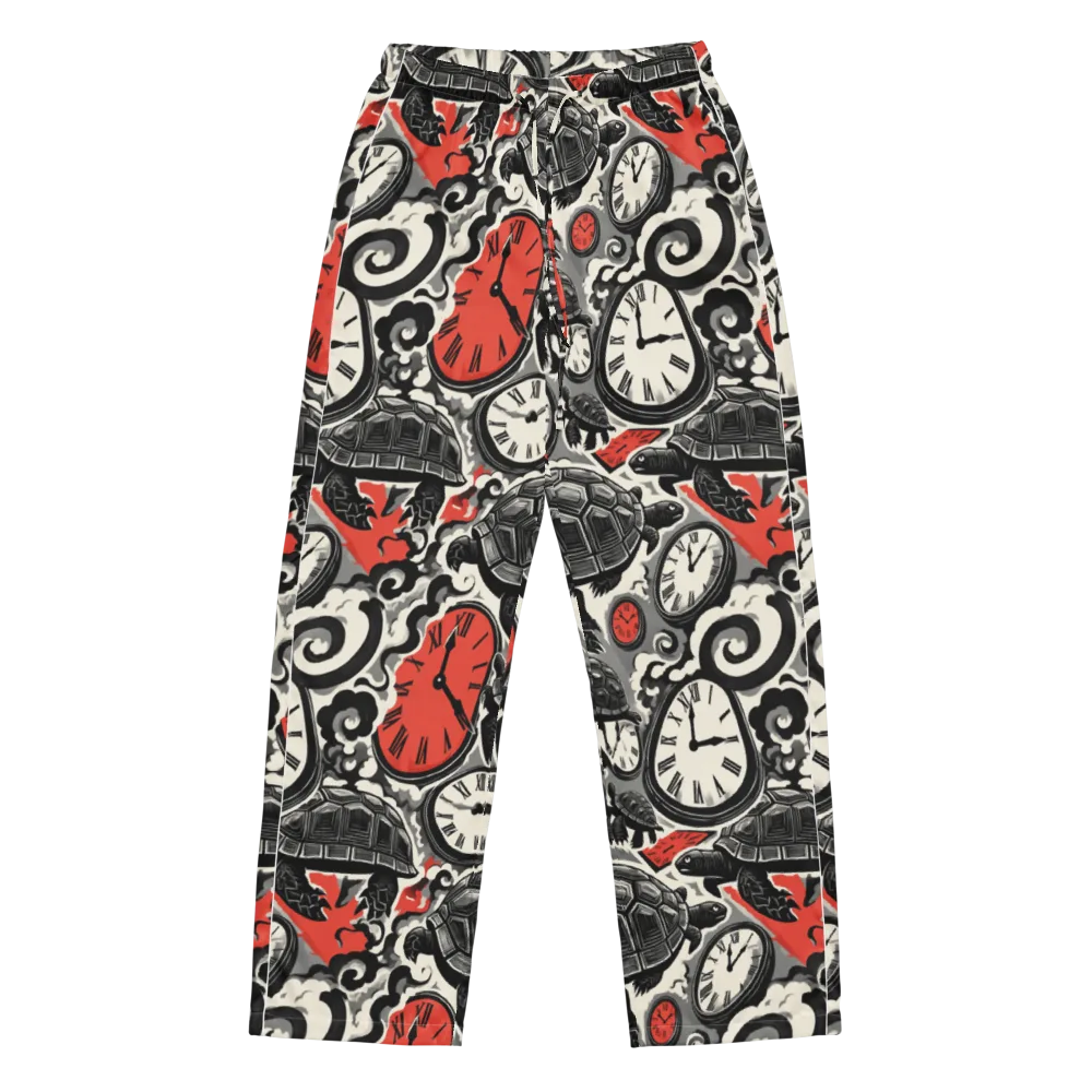 Red Hour Almanac on Women's Pajama Pants — Front