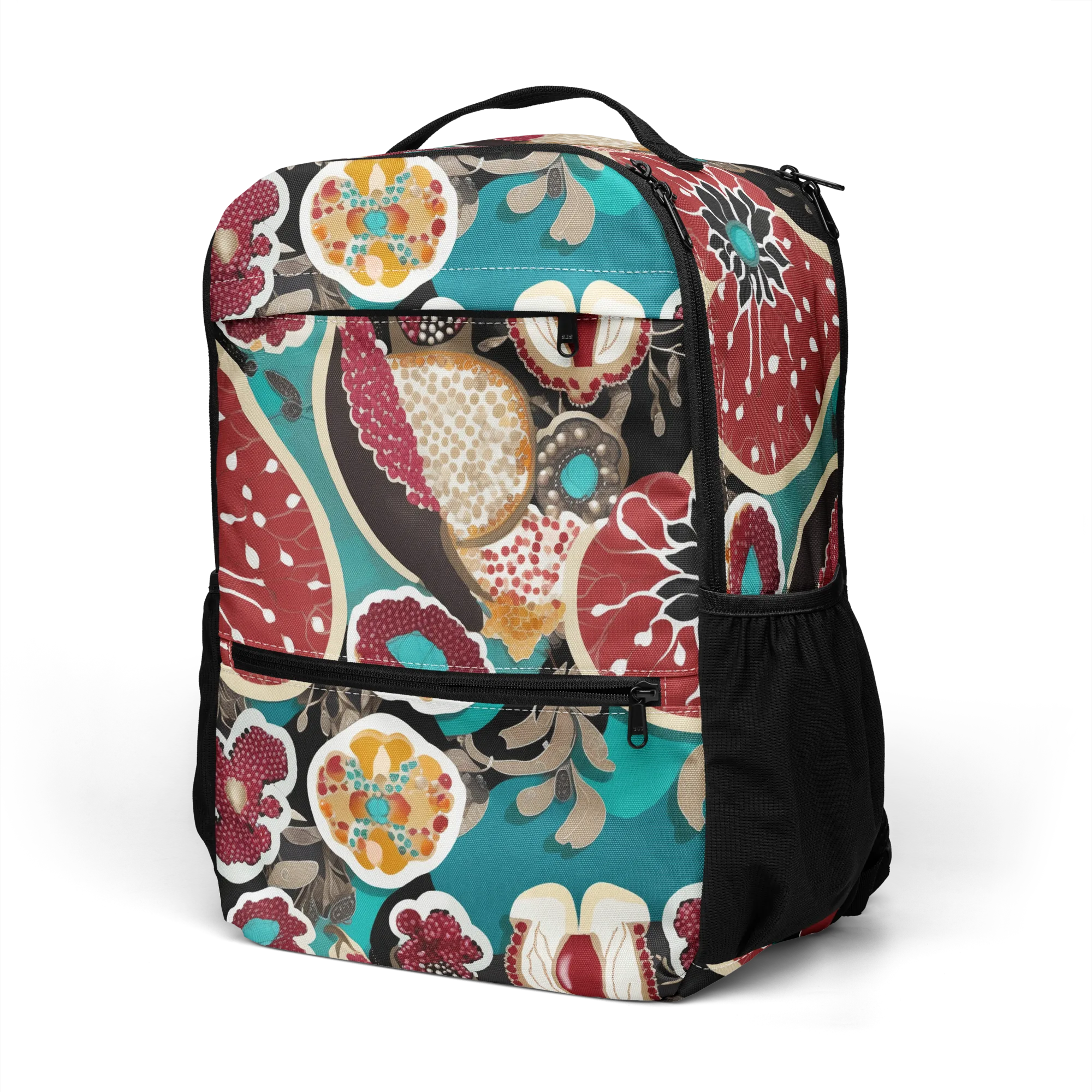 Garnet Garden on Utility Backpack — Left Front