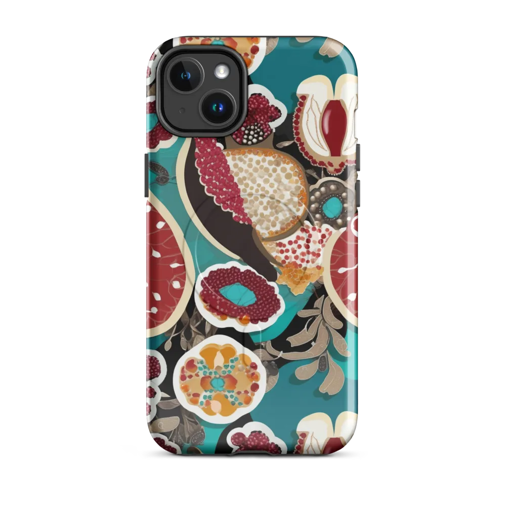 Garnet Garden on MagSafe Tough Case for iPhone® — Front