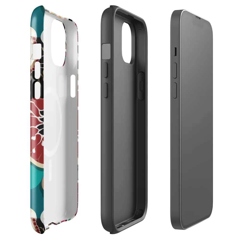 Garnet Garden on MagSafe Tough Case for iPhone® — Front