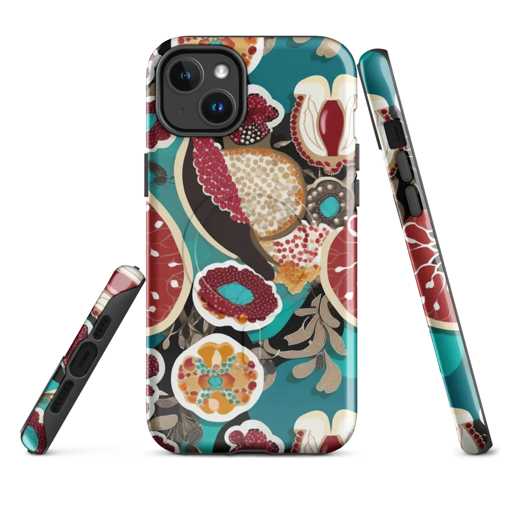 Garnet Garden on MagSafe Tough Case for iPhone® — Front