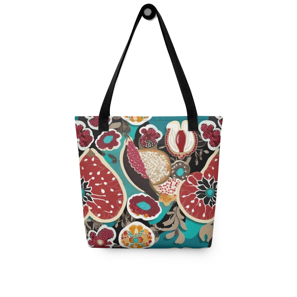 Garnet Garden on Tote Bag — Front