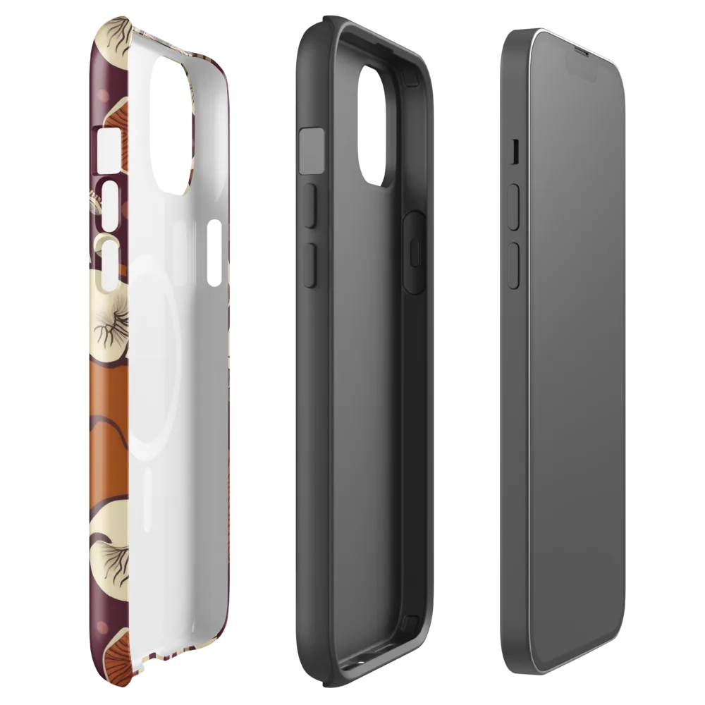 Mushroom Moonrise on MagSafe Tough Case for iPhone® — Front