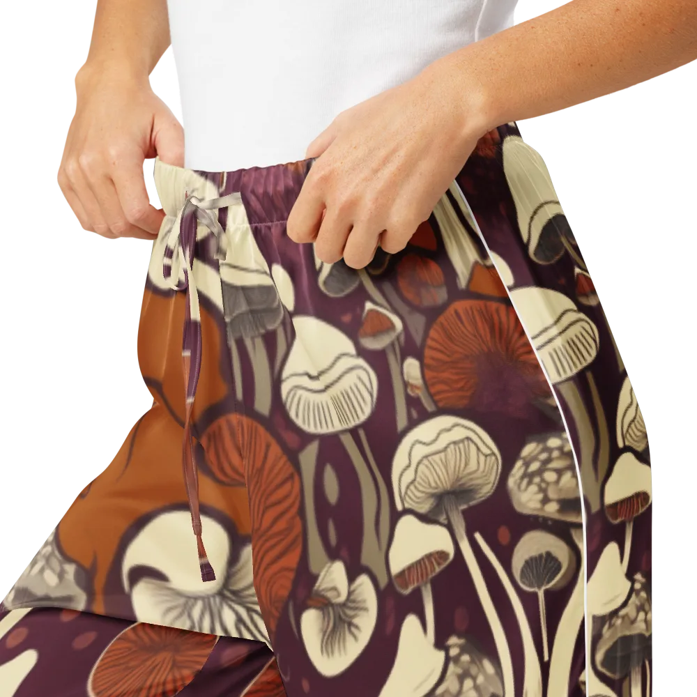 Mushroom Moonrise on Women's Pajama Pants — Product details