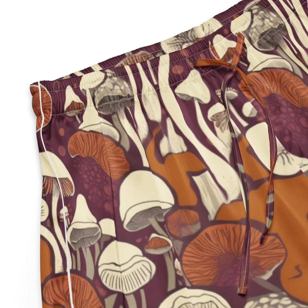 Mushroom Moonrise on Women's Pajama Shorts — Product details