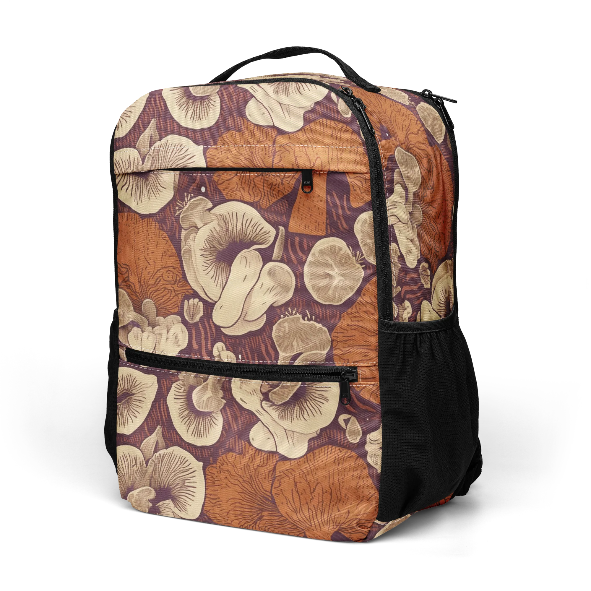 Mushroom Nocturne on Utility Backpack — Left Front