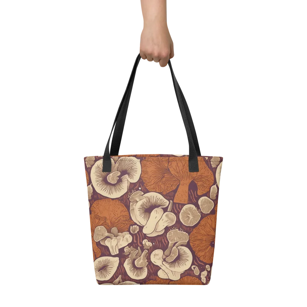 Mushroom Nocturne on Tote Bag — Front