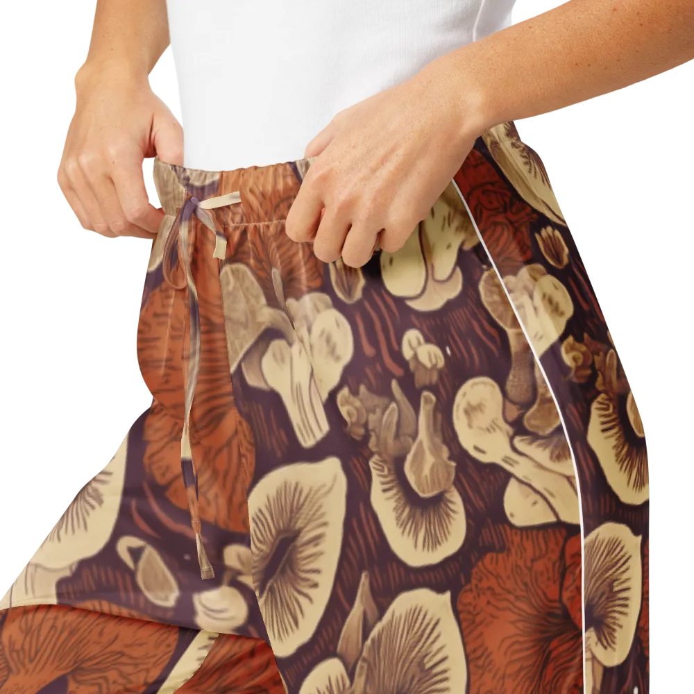 Mushroom Nocturne on Women's Pajama Pants — Product details