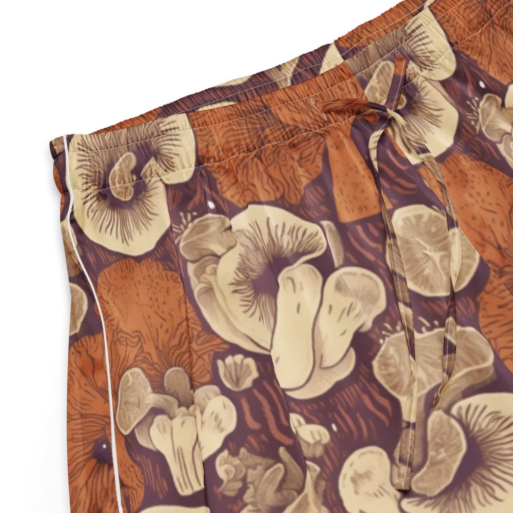 Mushroom Nocturne on Women's Pajama Shorts — Product details