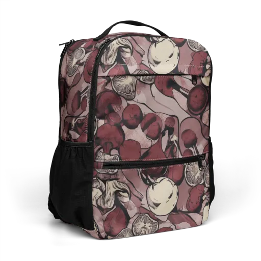 Pomegranate Nocturne on a Utility Backpack