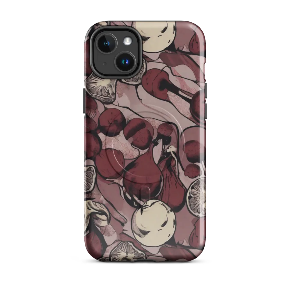 Pomegranate Nocturne on MagSafe Tough Case for iPhone® — Front