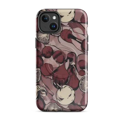 Pomegranate Nocturne on a MagSafe Tough Case for iPhone®