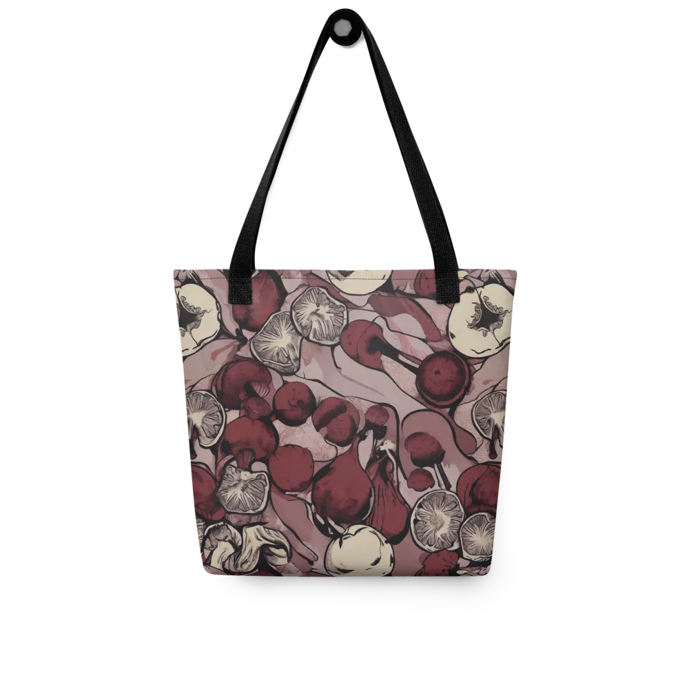 Pomegranate Nocturne on Tote Bag — Front