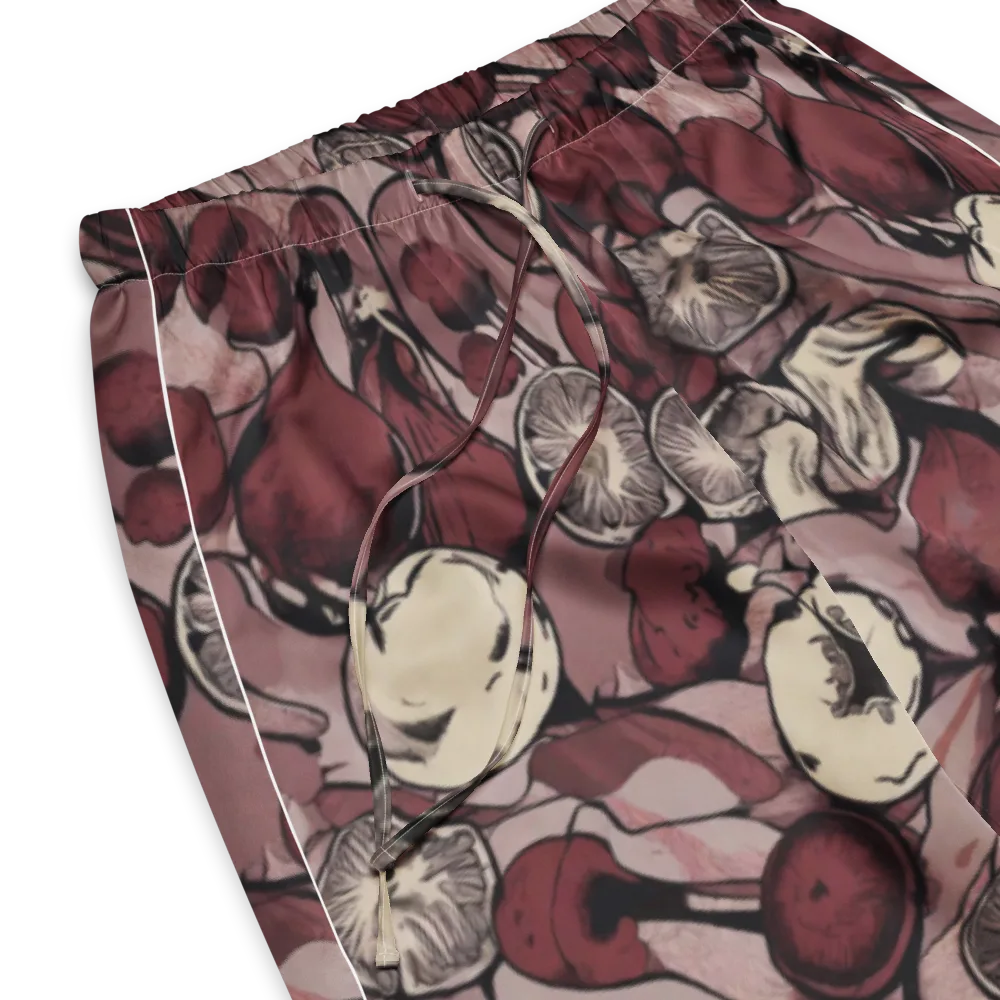Pomegranate Nocturne on Women's Pajama Pants — Product details