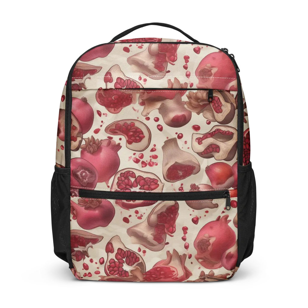 Pomegranate Atelier on Utility Backpack — Front