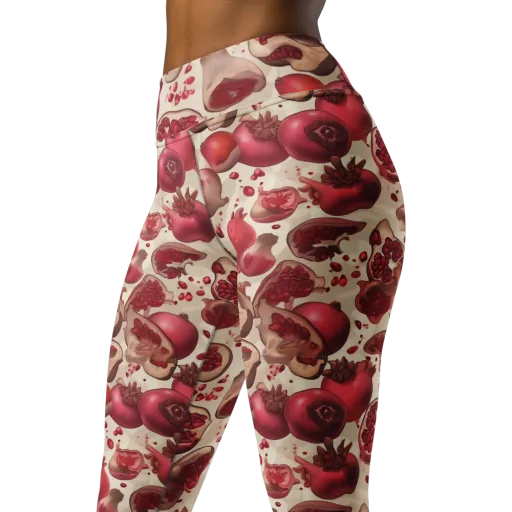 Pomegranate Atelier on a Yoga Leggings