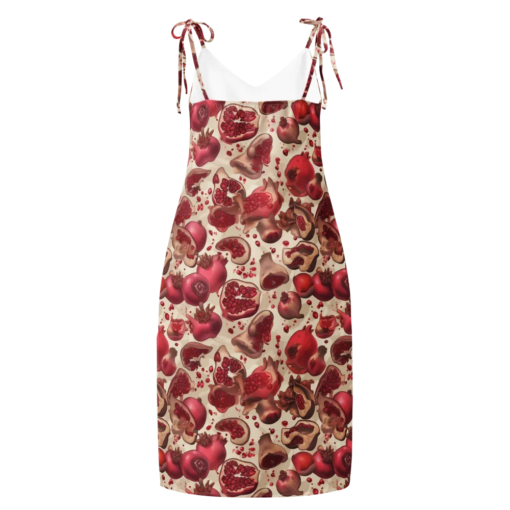 Pomegranate Atelier on Slip Dress — Back