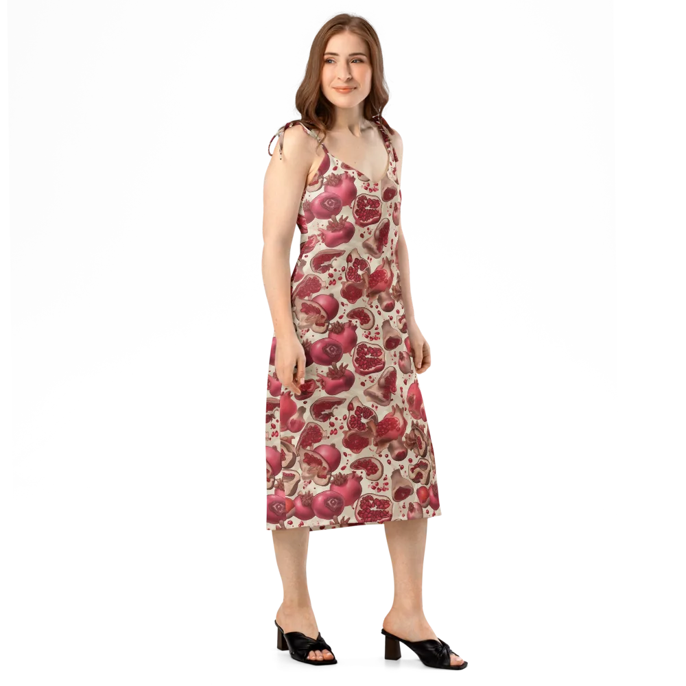 Pomegranate Atelier on Slip Dress — Right Front