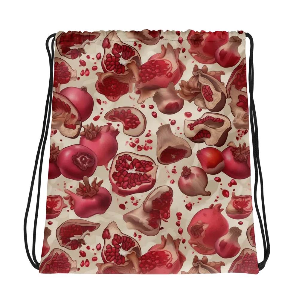 Pomegranate Atelier on Drawstring Bag — Photo
