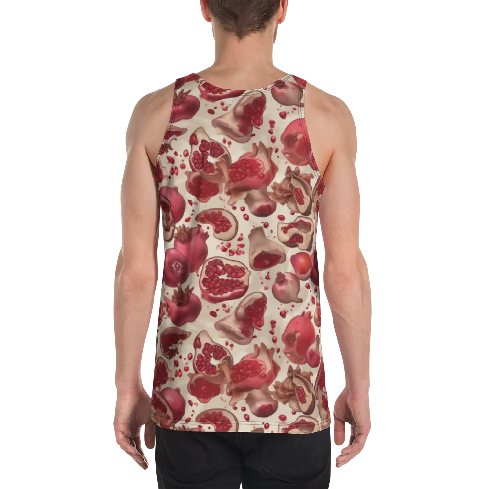 Pomegranate Atelier on Men's Tank Top — Back