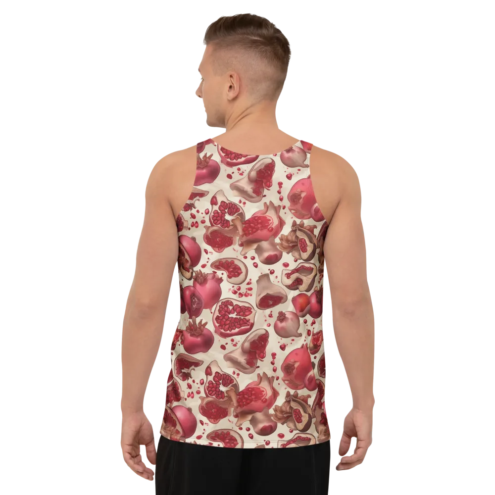 Pomegranate Atelier on Men's Tank Top — Back