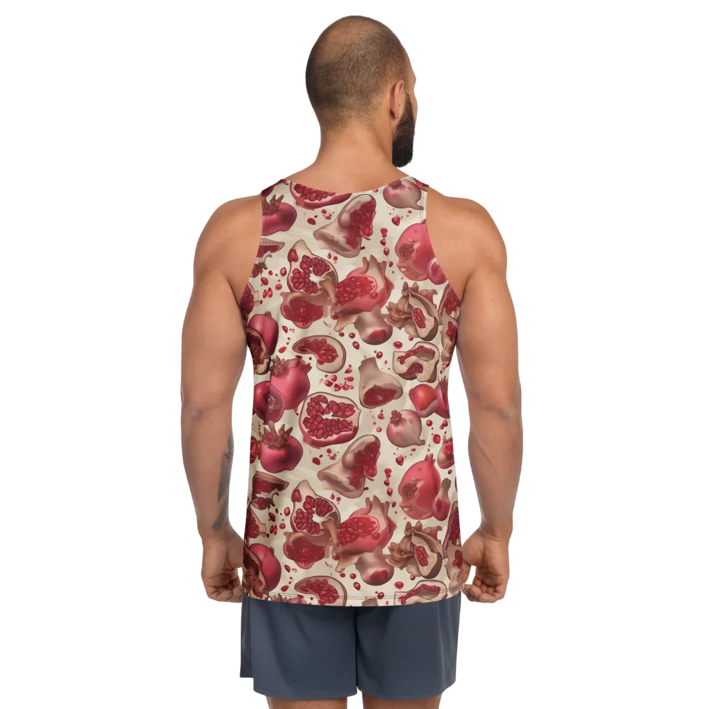 Pomegranate Atelier on Men's Tank Top — Back