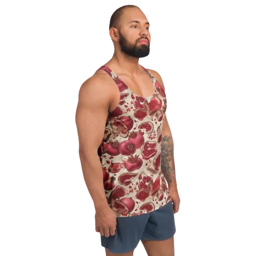 Pomegranate Atelier on a Men's Tank Top