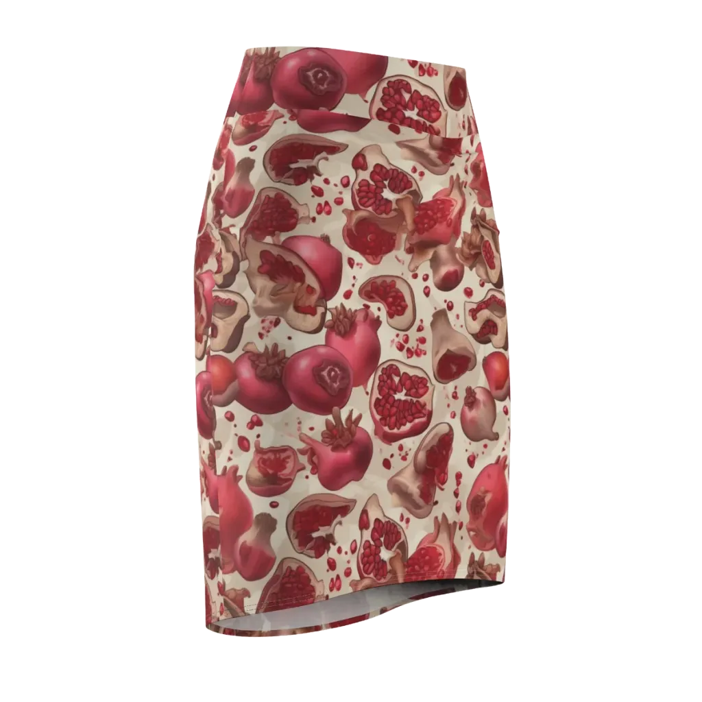 Pomegranate Atelier on Pencil Skirt — Front Side