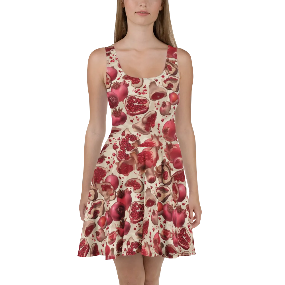 Pomegranate Atelier on Skater Dress — Front